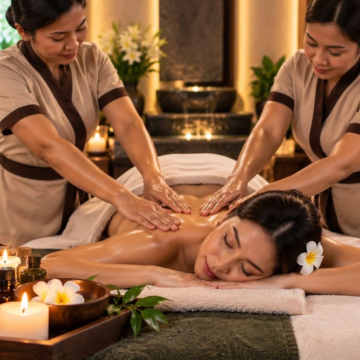 Four Hand Aromatherapy Massage